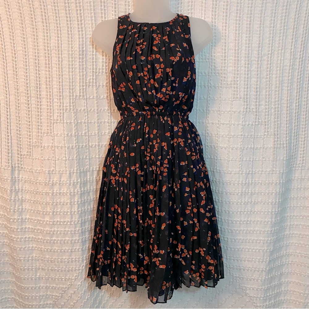 Ann Taylor Petite Pleated Dress - Size 0P